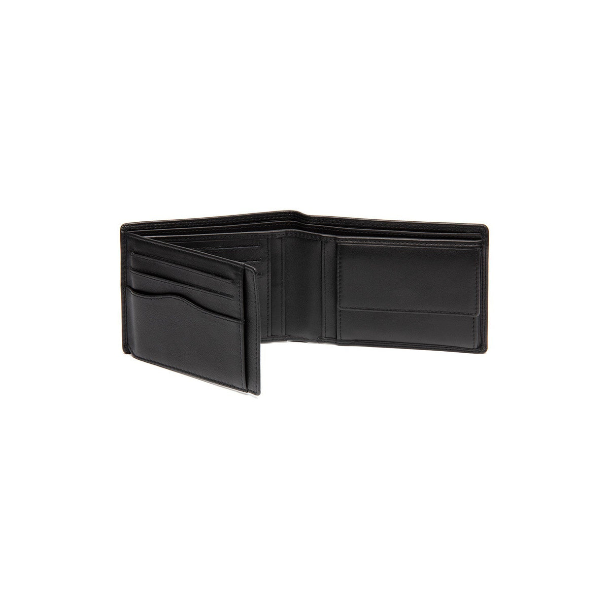 
Classic 100% Full-Grain leather Wallet - უკანა ხედი გაძლიერებული ტყავის სახელურებით