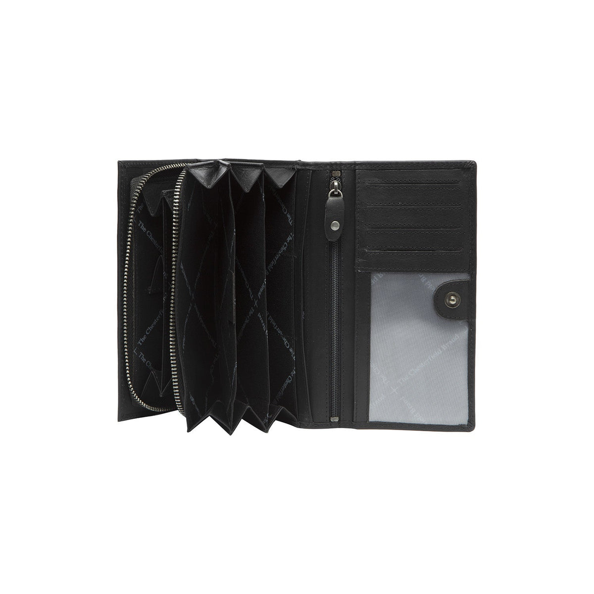 
Classic 100% Full-Grain leather Wallet - უკანა ხედი გაძლიერებული ტყავის სახელურებით