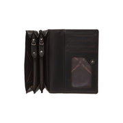 
Classic 100% Full-Grain leather Wallet - უკანა ხედი გაძლიერებული ტყავის სახელურებით