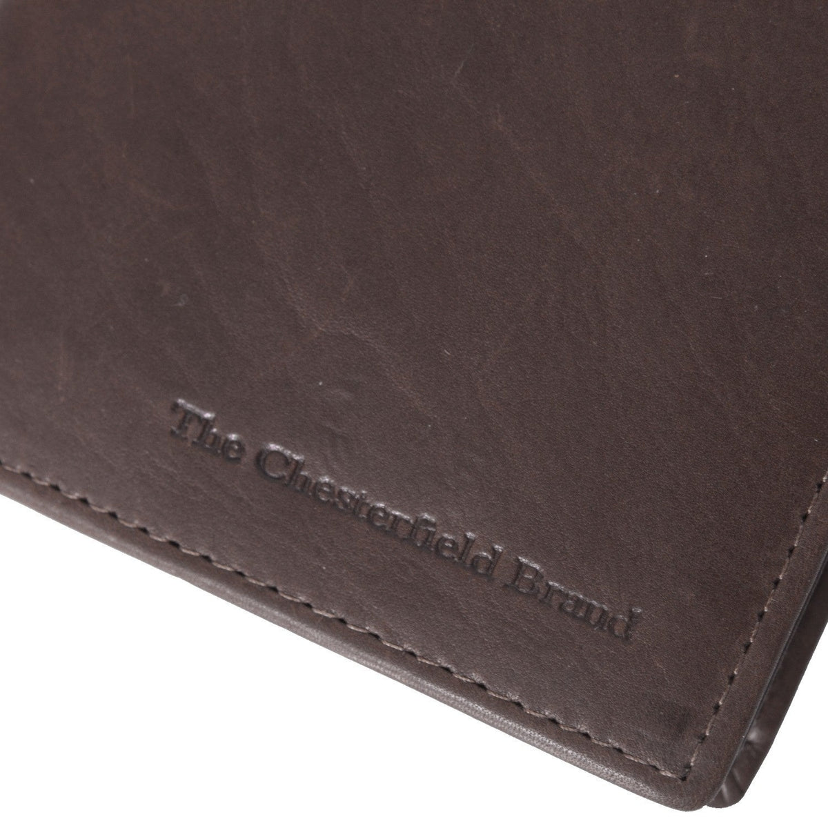 
Brown Leather Wallet Siem, detail view 1