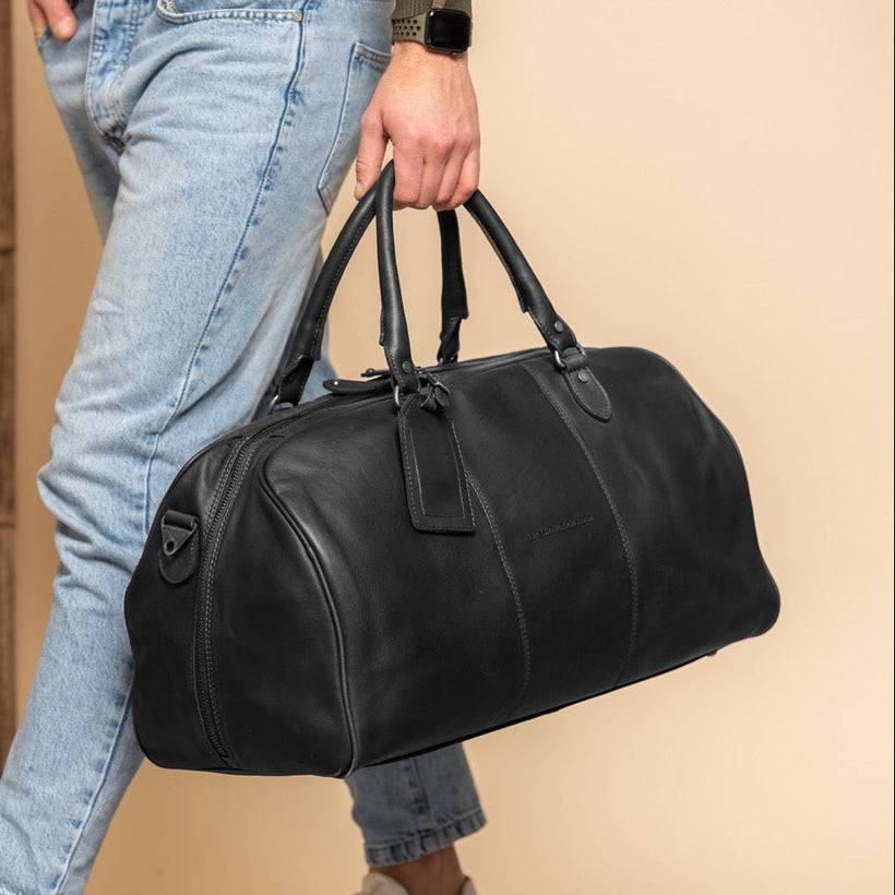 William Full-Grain Leather Weekender Bag ქალის