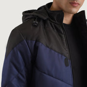 
შიდა სარჩულის ხედი Showing Quilted Viscose Lining & ორი ფუნქციური შიდა ჯიბე