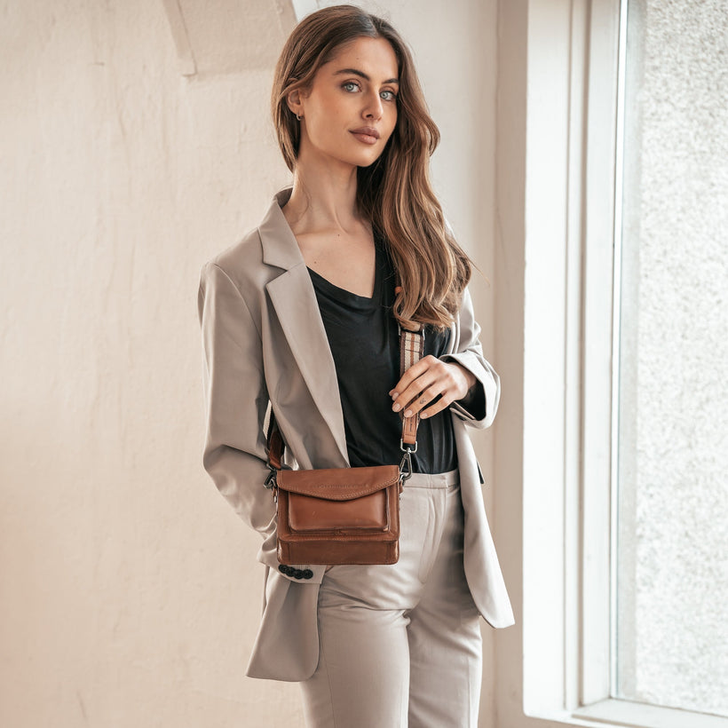 Beige Shoulder Strap ქალის