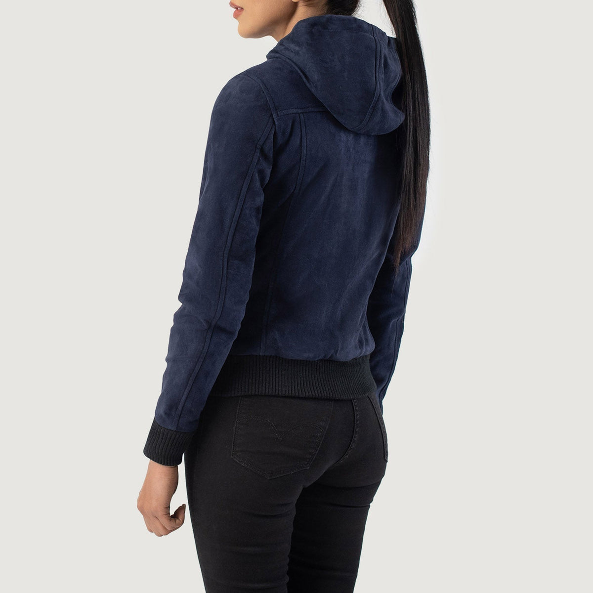 
Rebella Hooded ტყავის ბომბერი ქალის – alternate product view 5