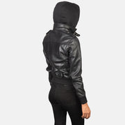 
Roslyn Hooded ტყავის ბომბერი ქალის – alternate product view 5