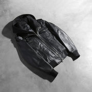 
Roslyn Hooded ტყავის ბომბერი ქალის – alternate product view 7
