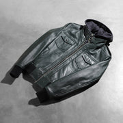 
Roslyn Hooded ტყავის ბომბერი ქალის – alternate product view 8