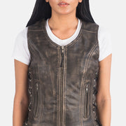 
შიდა სარჩულის ხედი Showing Quilted Polyester Lining & ორი ფუნქციური შიდა ჯიბე