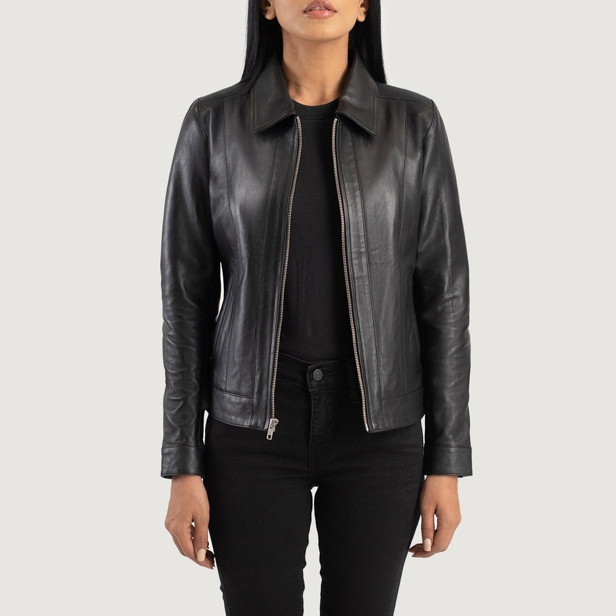 
Vixen Classic Collar ტყავის ქურთუკი ქალის – alternate product view 1