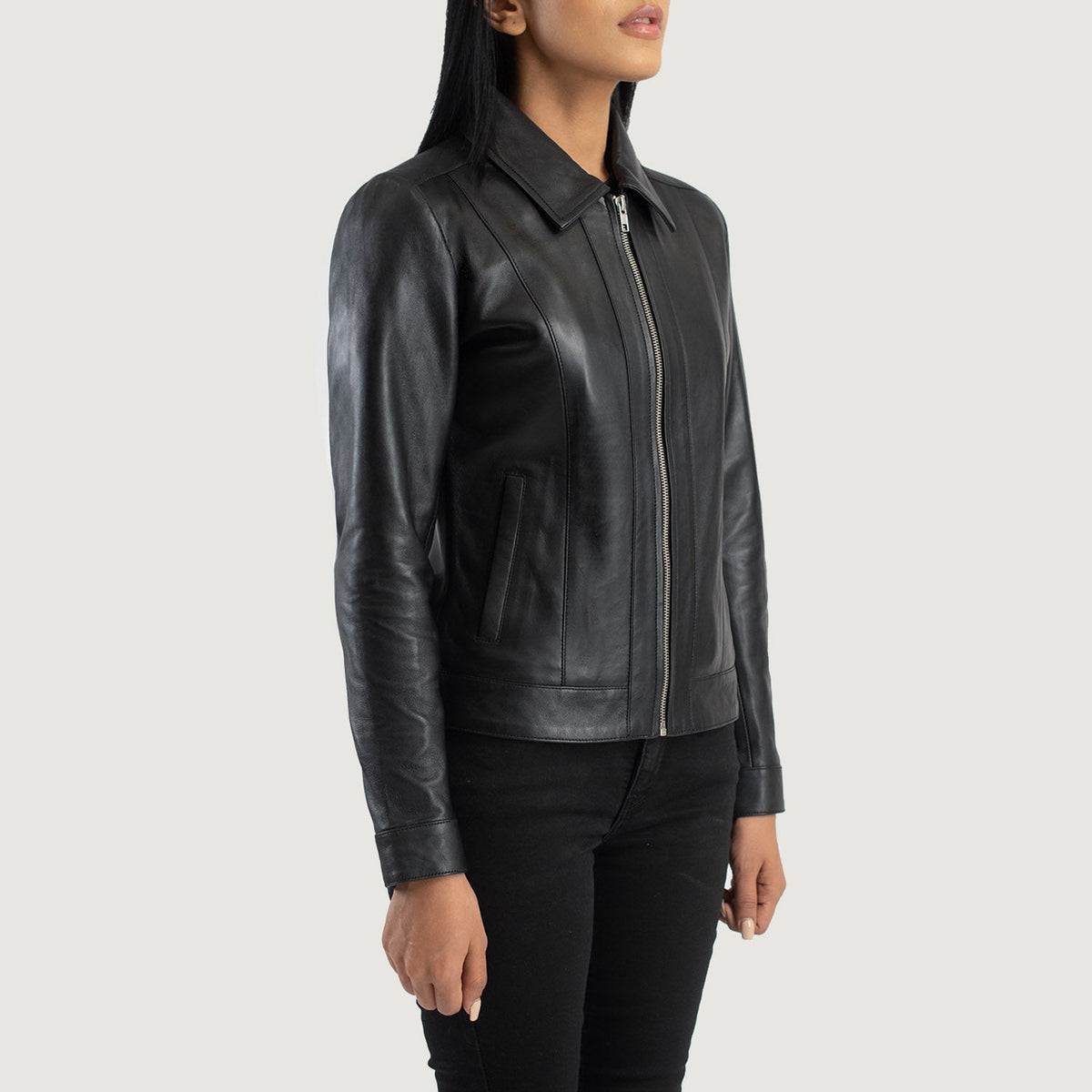 
Vixen Classic Collar ტყავის ქურთუკი ქალის – alternate product view 2