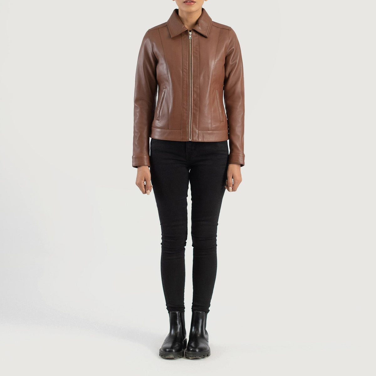 
Vixen Classic Collar ტყავის ქურთუკი ქალის – alternate product view 3