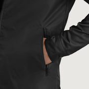 
შიდა სარჩულის ხედი Showing Quilted Viscose Lining & ორი ფუნქციური შიდა ჯიბე