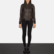 Westa A-2 Leather Bomber Jacket – alternate product view 3