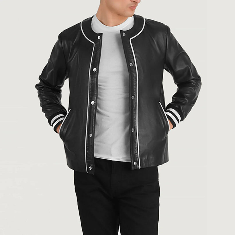 Willis Varsity ტყავის ქურთუკი მამაკაცის