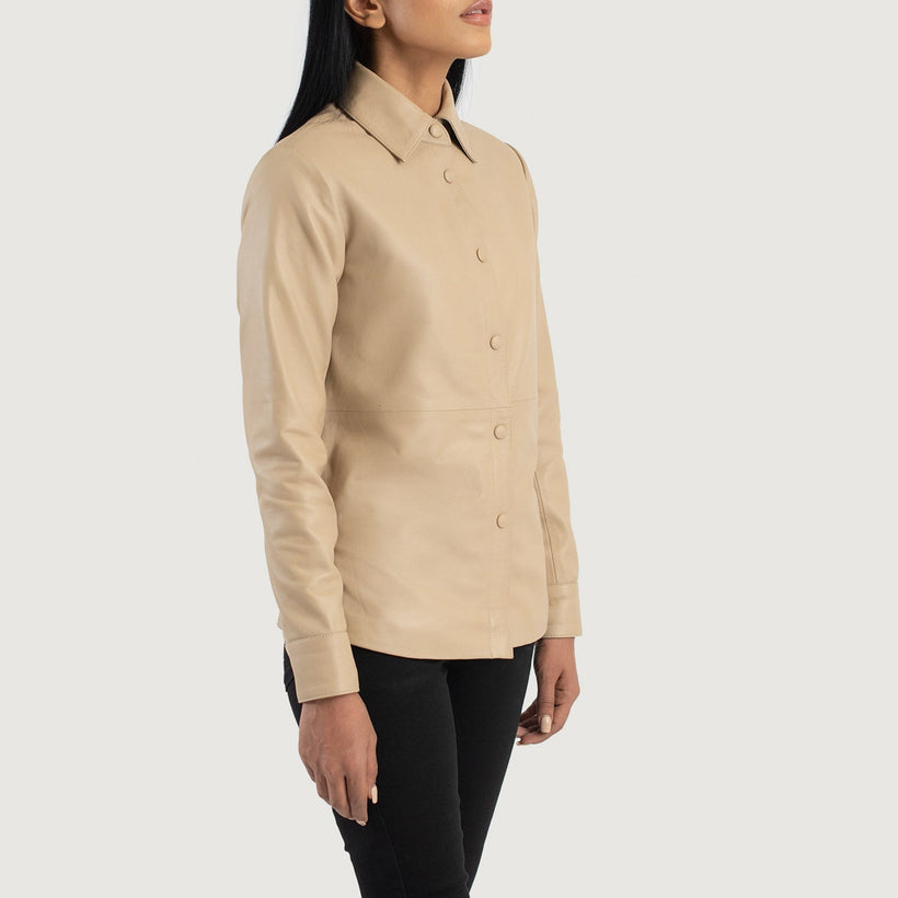 Zenith Shirt ტყავის ქურთუკი ქალის